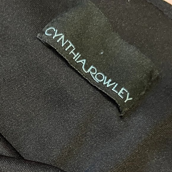 CYNTHIA ROWLEY Floral Blouse Size Med Flowy Big Sleeves Ruffle Hem Lined - Picture 7 of 16